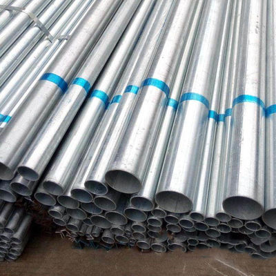 BS 1387 Galvanized Steel Pipe 40-60g/M2 ERW Steel Tube
