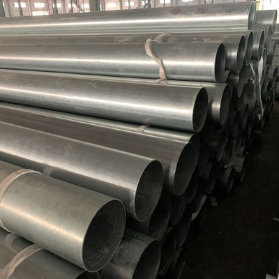 Galvanized Steel Round Tube Q235 Q345 SS400 4 Inch Hot DIP