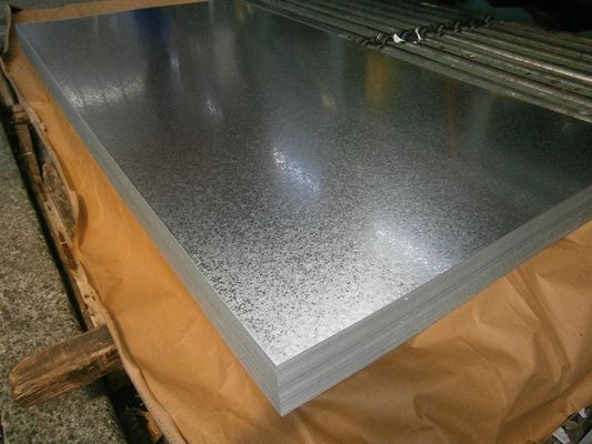 Zinc Coating 30G/M2-600G/M2 Hot Dipped Galvanized Flat Sheet Metal With Lacquer
