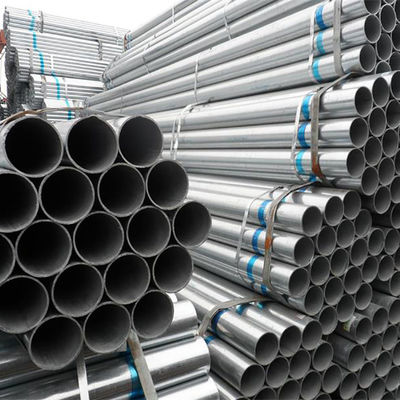 ASTM A36 Round Seamless Galvanized Steel Pipe Zinc Coating 200-500g/M2