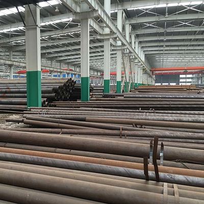 Carbon Steel Seamless Welded Pipes Hot Rolled Technology SGS BV TUV Certified