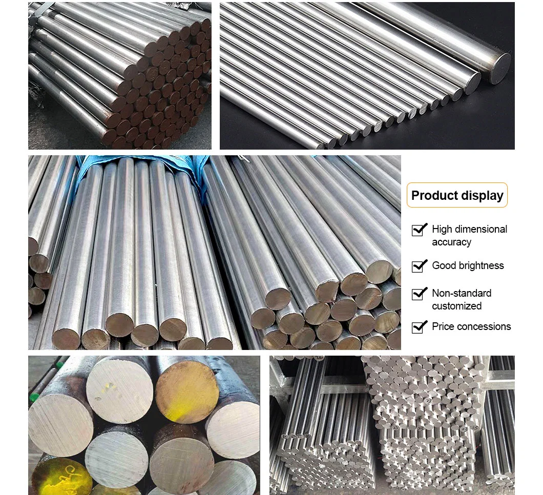 Polished 304 316l Stainless Round Bar Rod ASTM A276 EN 10088-3 6