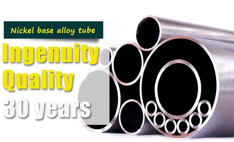 Diameters 3/4 Inch Ni200 201 Inconel 625 718 601 Hastelly C276 C22 B3 Nickel Alloy Pipe