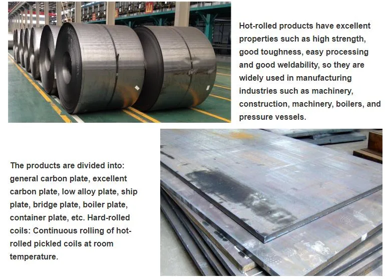 Commercial Grade 5mm-20mm Ms Carbon Steel Iron Metal Coil SPHC Ss400 Hot Rolled Steel Coils Q235 Q345 Mild Steel HRC Hr Steel Strip/Sheet/Coils