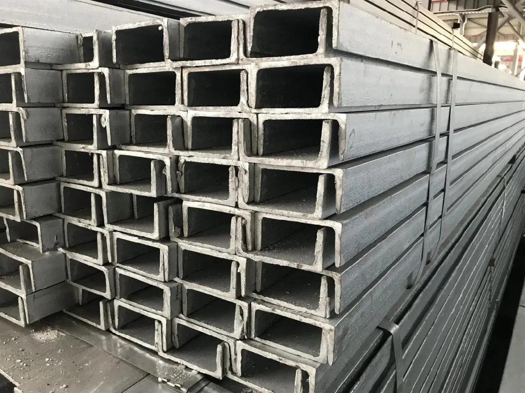 ASTM A106 A36 Ss400 S235jr Hot Rolled C Z U Purlin Steel Structural Channel Customizable Galvanized Steel Upn Metal Mild Steel Channels with SGS Certificate