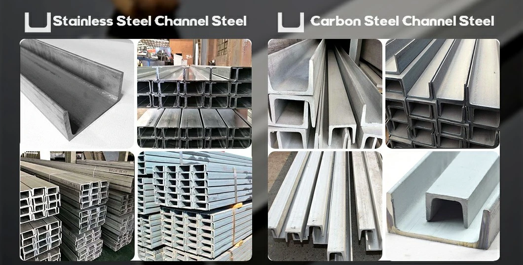 ASTM JIS AISI S275jr S235jr S355j0 Hot Rolled/Cold Bended Carbon Mild Structural C/U Channel Structural Steel C Channel Steel Beam Steel Channel