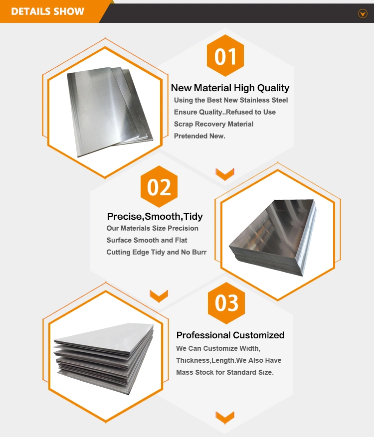 Cutting Processing Service Polished Stainless Steel Sheet Corrosion Resistance 0